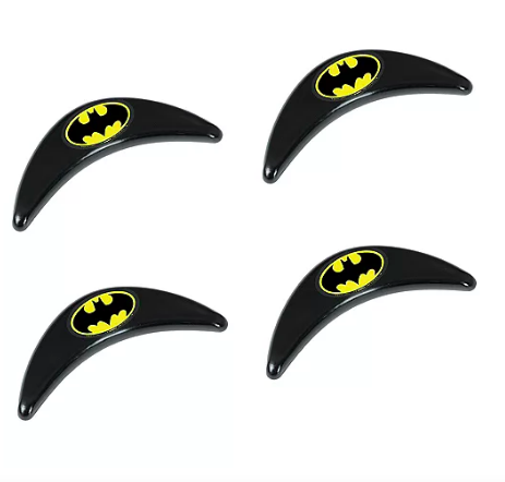 Batman Heroes Unite Plastic Boomerang Toy Party Favours - Pack Of 4