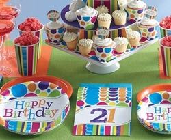  21st  Birthday  Party  Supplies  and Decorations 