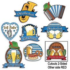 Oktoberfest Beer Garden Cutouts (pk8)