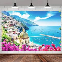 Amalfi Coast Backdrop