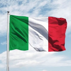 Fabric Italian Flag