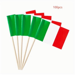 Italian Flag Picks (pk100)