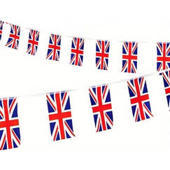 British Union Jack Flag Bunting (3.5mtrs)