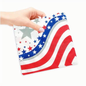 Patriotic USA Napkins (pk20)