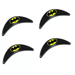 Batman Heroes Unite Plastic Boomerang Toy Party Favours - Pack Of 4